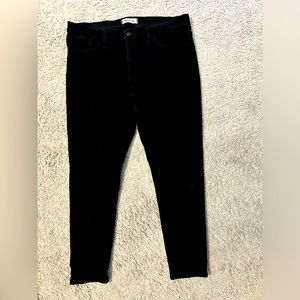 Madewell black roadtripper jeans- size 32 petite (short)